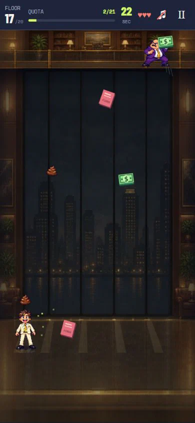 New offices and outfits as you climb.